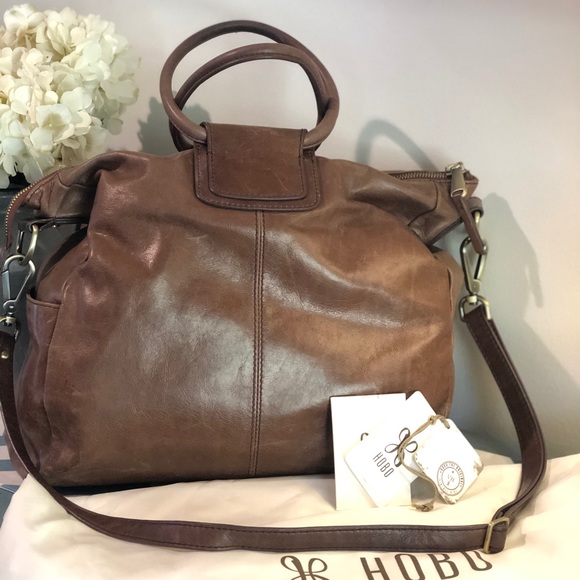 vintage hide hobo bag